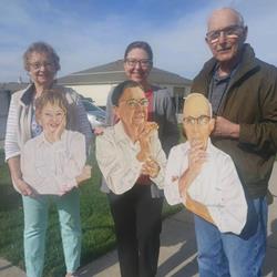 Oil Painted Cutouts Inspire, Delight Senior Center Artists